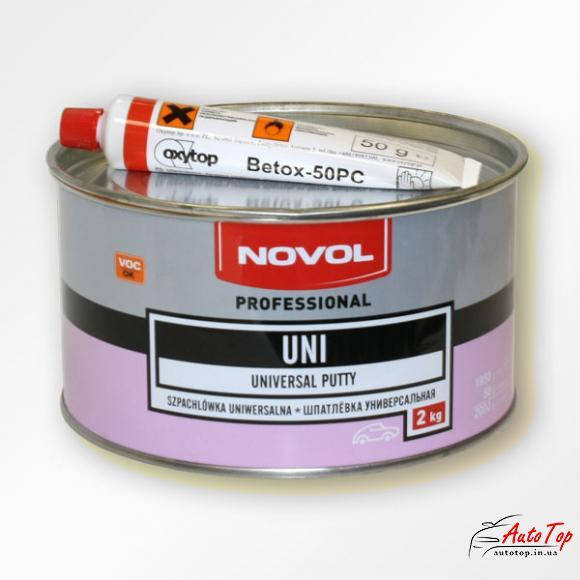 

Шпатлёвка автомобильная универсальная Novol UNI (2000g)