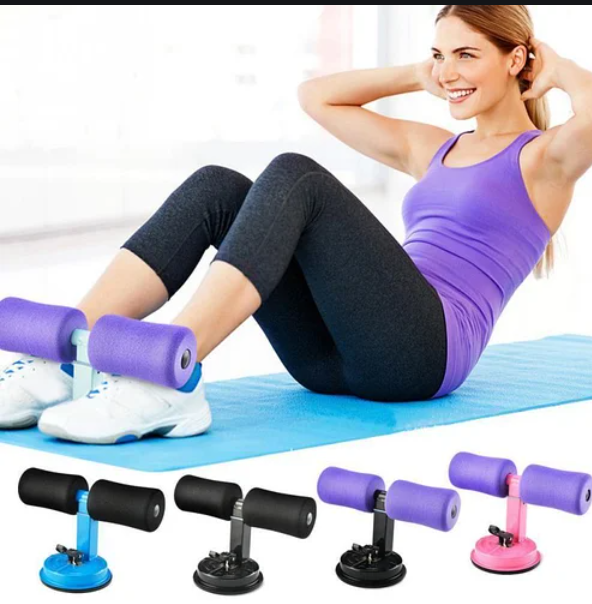 

Тренажер для пресса Abdominal curl fitness equipment на присосках светло-розовый (KG-394)