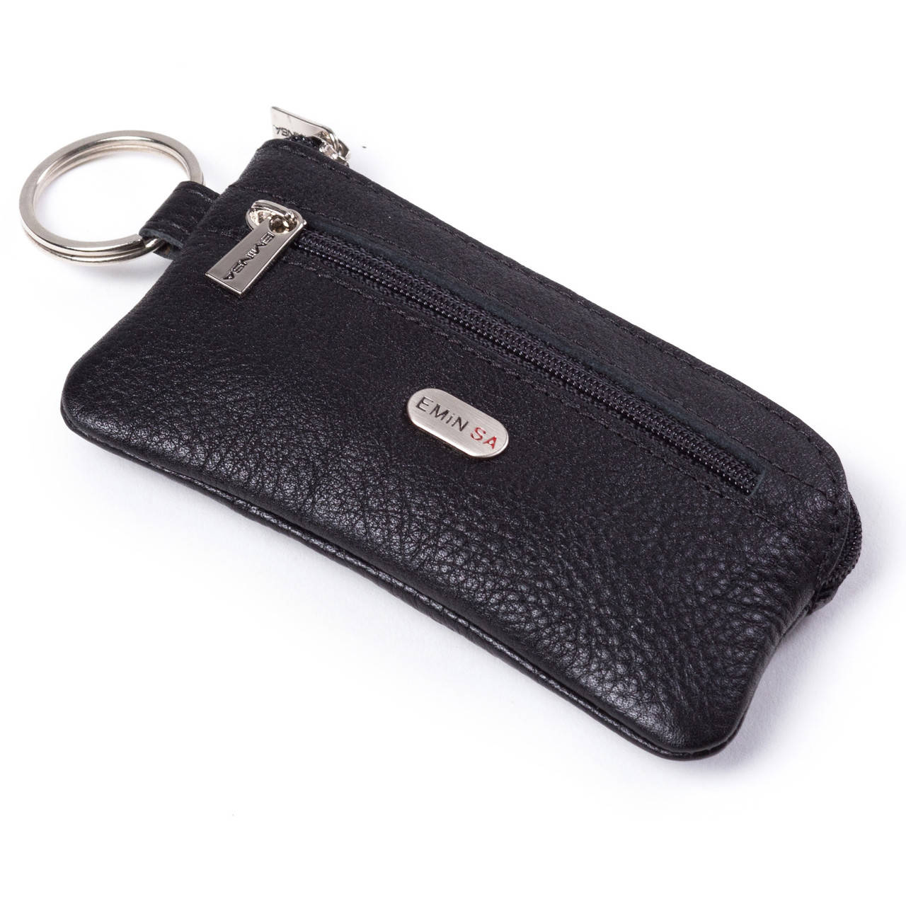 

Ключница Eminsa 1502-12-1 кожаная черная, Черный