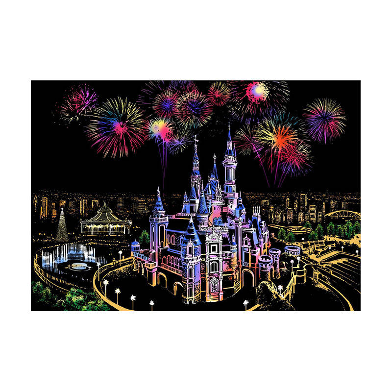 

Скретч-картина YUELU M1-А03 Dream Castle Замок мечты набор для творчества