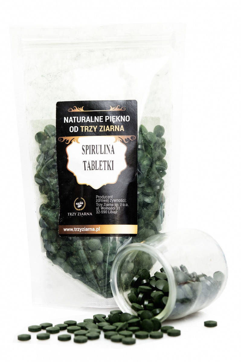 

Спирулина (Spirulina) в таблетках 100 g (около 400 шт.), Три зерна
