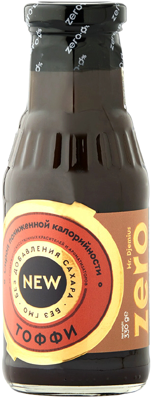 

Низкокалорийный сироп Mr.Djemius ZERO Тоффи (330 мл)