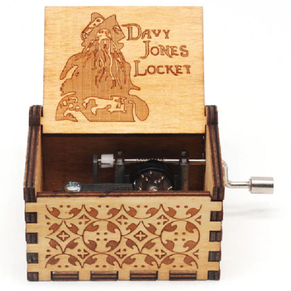 

Музыкальная шкатулка деревянная с мелодией пираты карибского моря v1, Бордовый