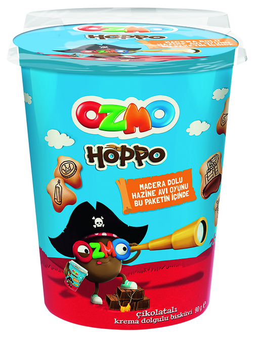 

Печиво Ozmo Hoppo Chocolate з шоколадним кремом