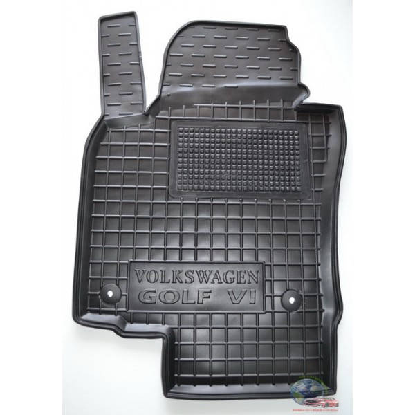 

Резиновые коврики в салон Volkswagen Golf 6 (Avto-Gumm), Черный