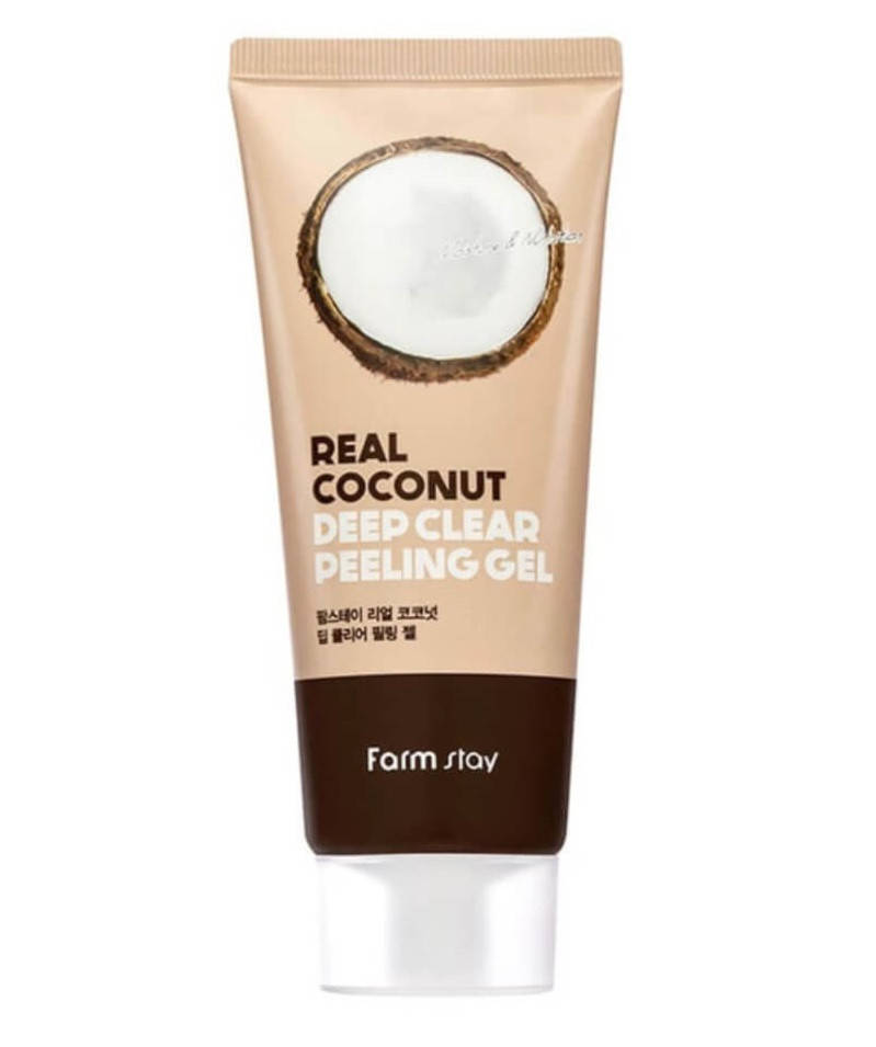 

Farmstay Real Deep Clear Peeling Gel Пилинг-скатка, 100 мл Кокос