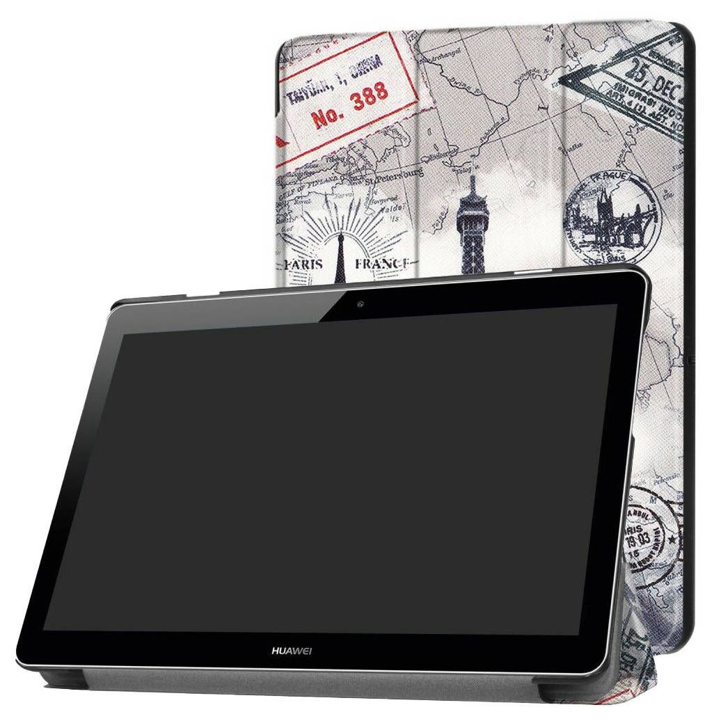 

Чехол-книжка Colored Cover для Huawei MediaPad T3 10 Eiffel Tower, Разные цвета