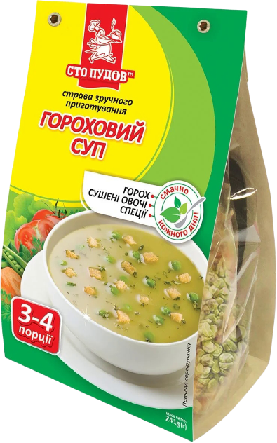 

Суп гороховый Сто Пудов™ (241 грамм)