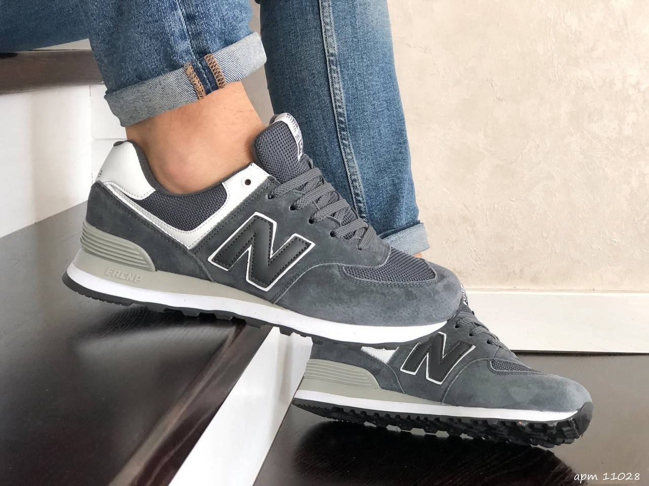 

Мужские кроссовки New Balance 574, серые (11028), Серый