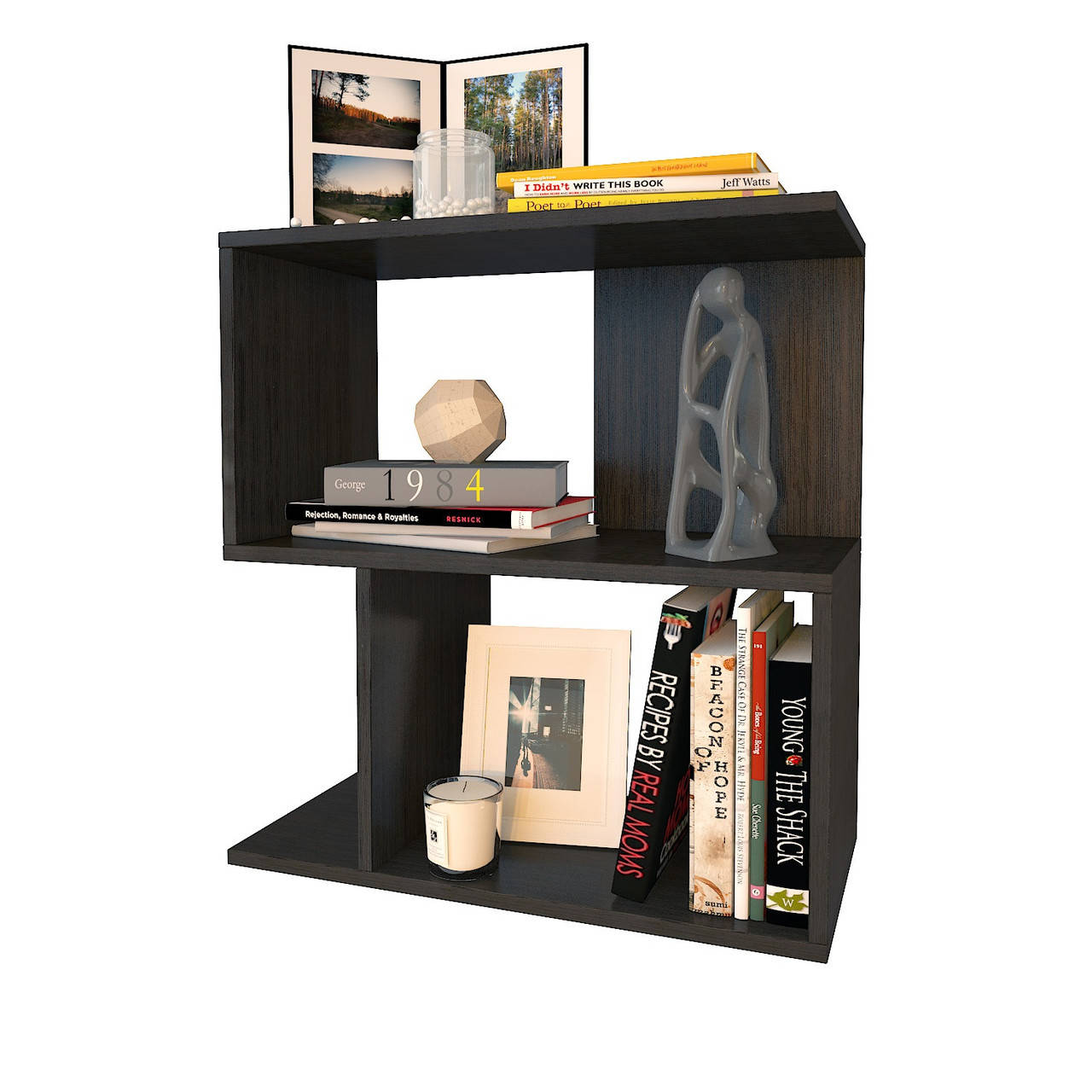 

Навесная полка книжная из ДСП 548×598×250 ПК-8