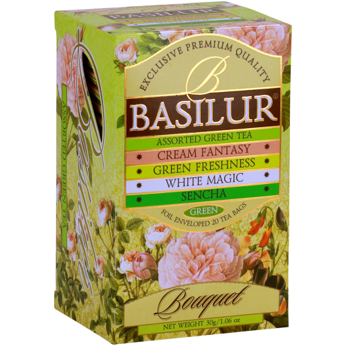 

Чай зеленый Basilur Букет Ассорти 25х1.5г (саше)