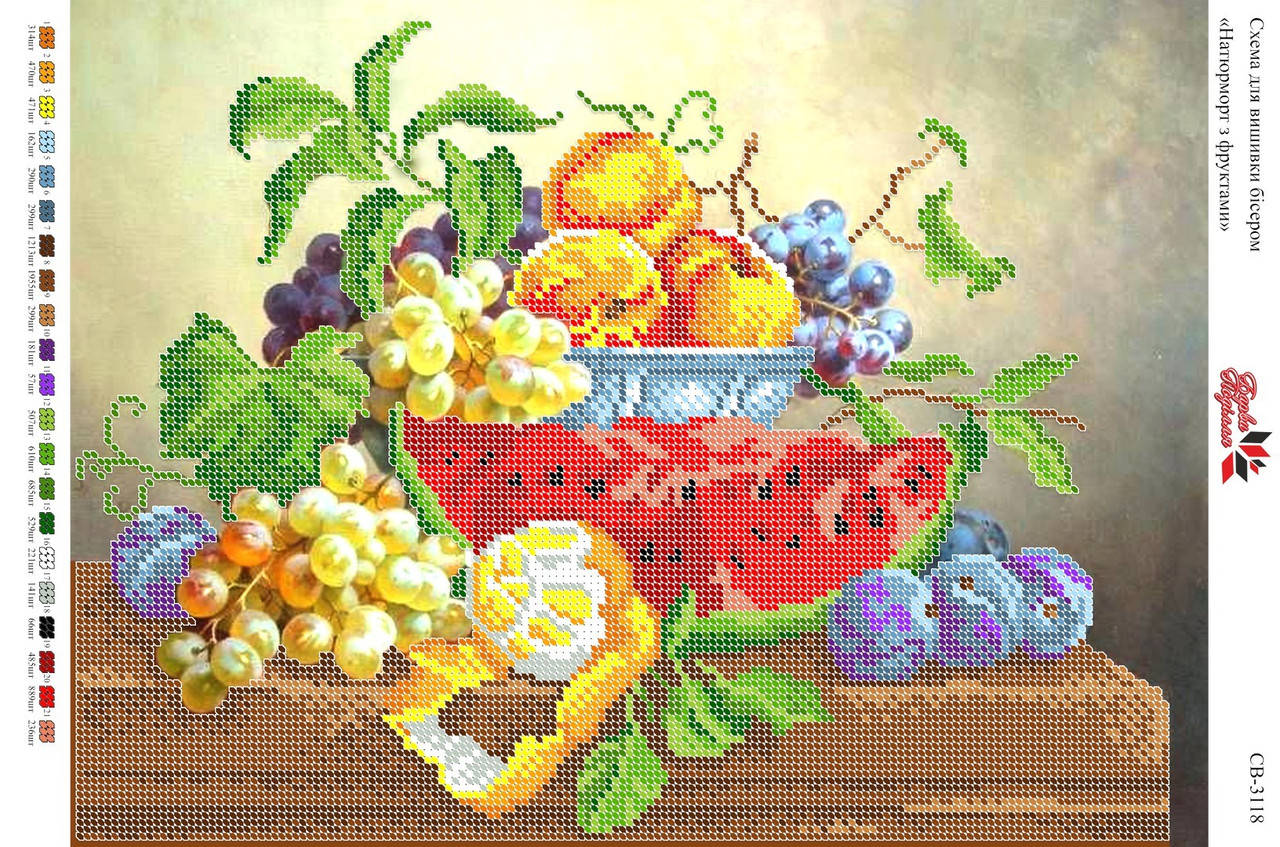 

Вышивка бисером СВ 3118 формат А3