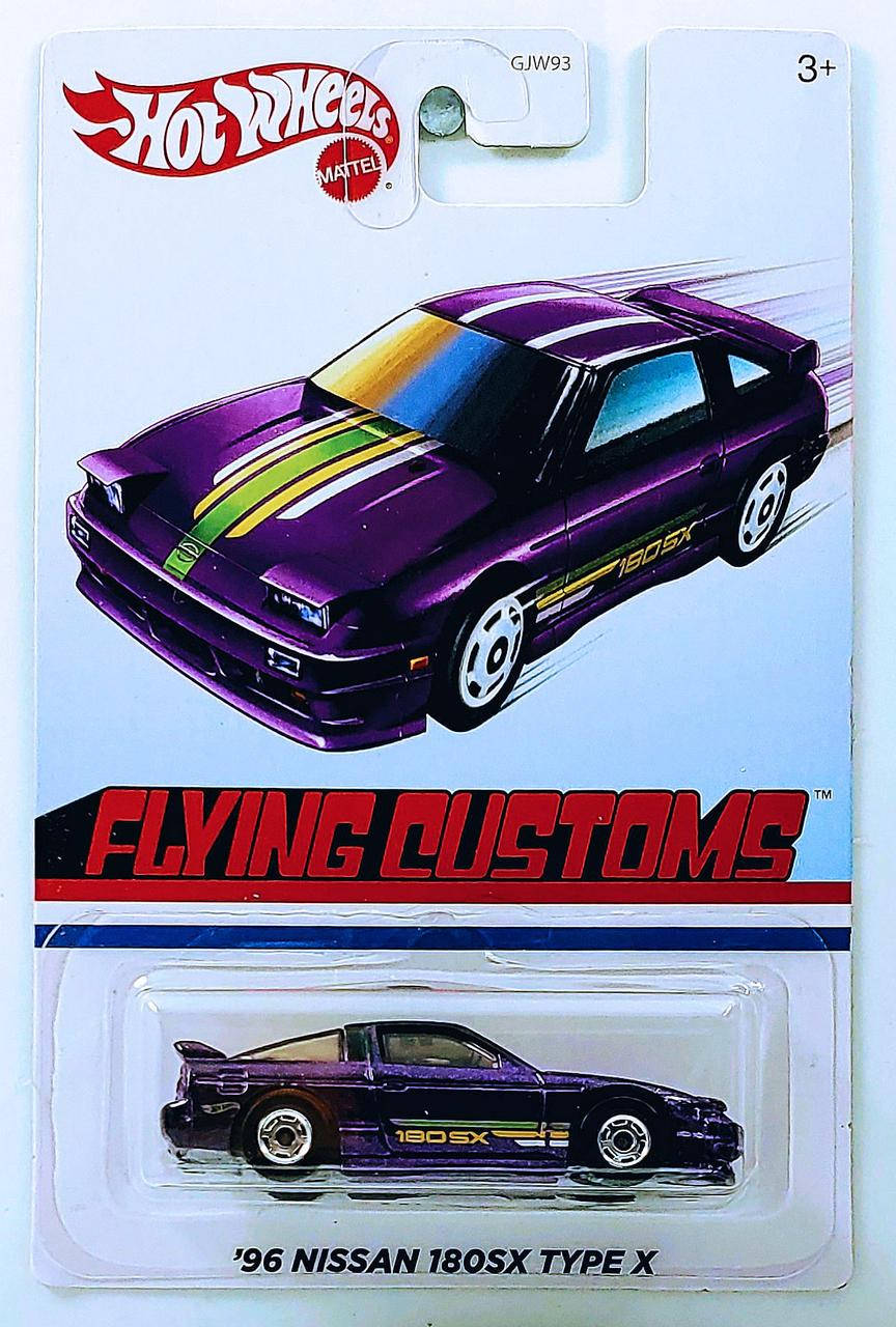 

Машинка Hot Wheels - '96 Nissan 180SX Type X - 2020 Flying Customs - Target Exclusive - GJX0. Mattel. Оригинал