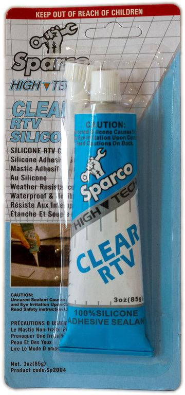 

Герметик для скла силиконовый 85 г Sparko Clear RTV
