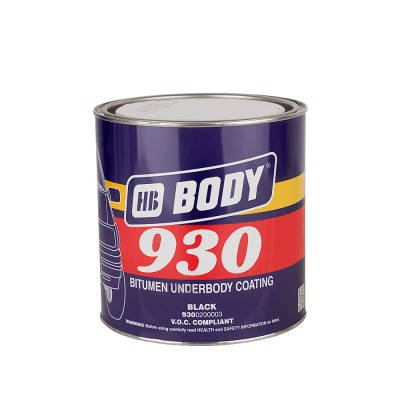 

Мастика антикорозионная на основе битума BODY 930 (2,5 кг) черная, Черный