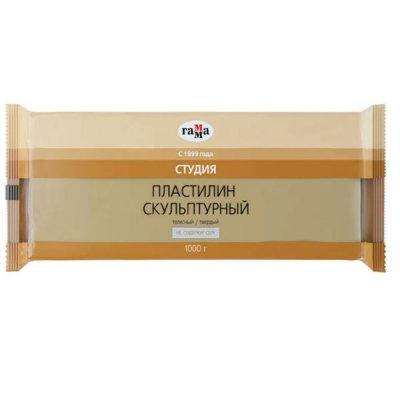 

Пластилин скульптурный Гамма 00313 твердый 1 кг телесный