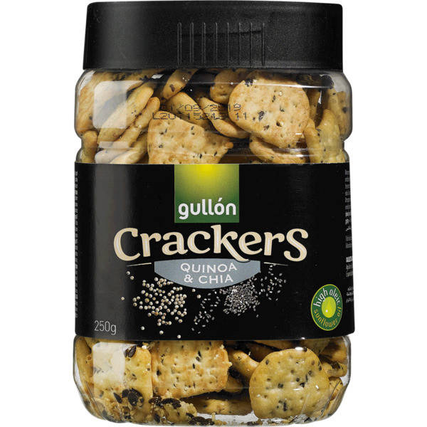 

Крекер с киноа и чиа Gullon Crackers quinoa & chia, 250г Испания