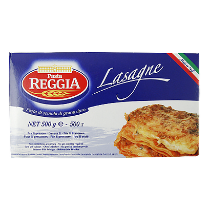 

Лазанья Reggia Reggia 500g 12шт/ящ (Код : 00-00005435)