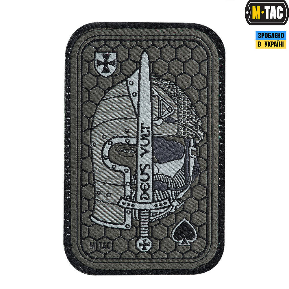 

M-Tac нашивка Deus Vult Ace (жаккард) олива