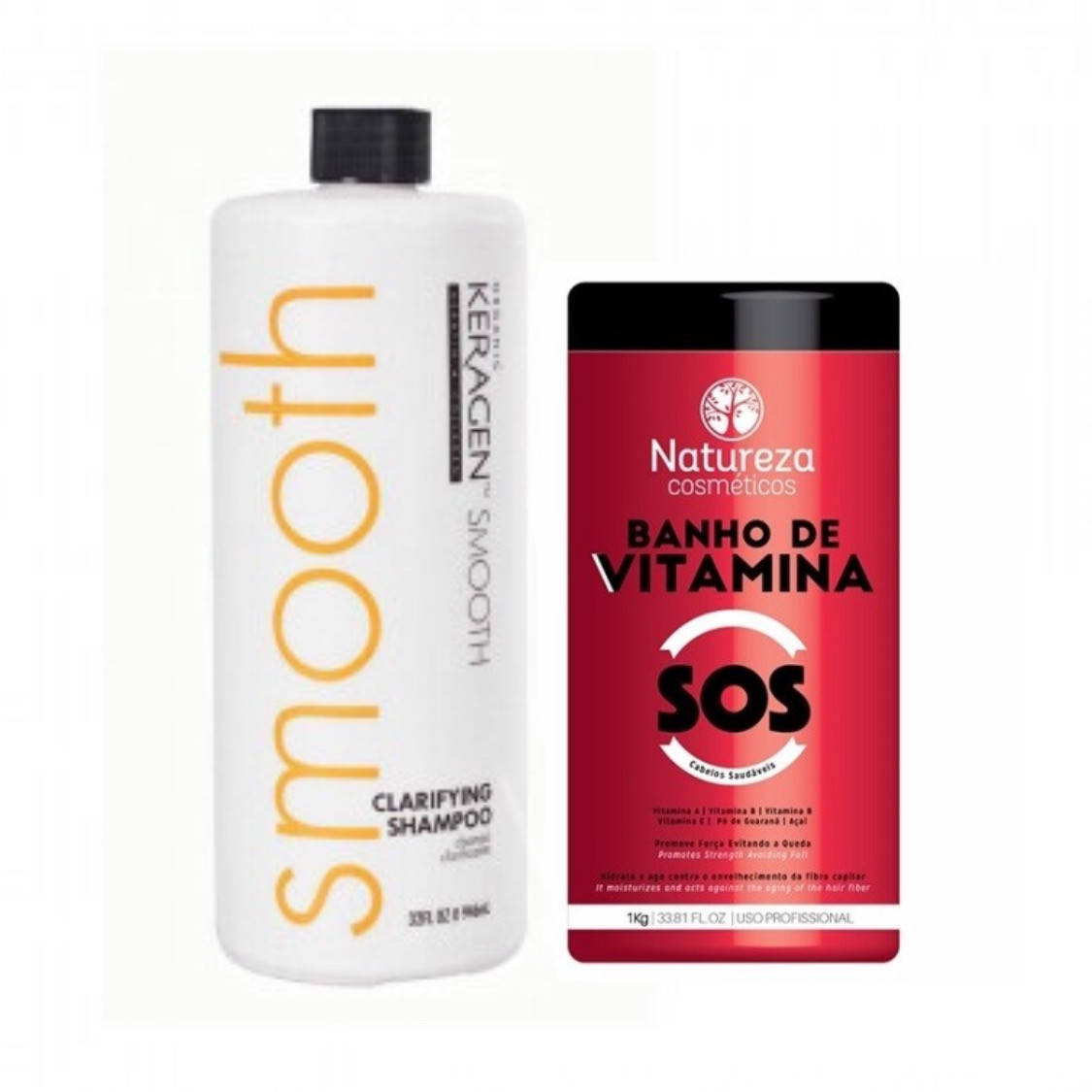 

NATUREZA SOS Banho de VITAMINA Набор ботекс-восстановление волос 100+200 мл