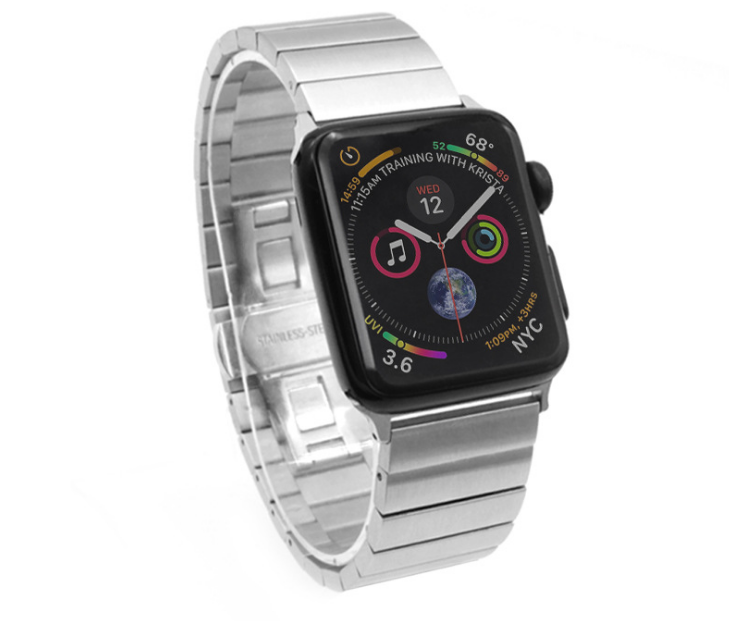 

Ремешок металлический для Apple Watch 1/2/3/4 Серебристый 38-40 мм Браслет металический