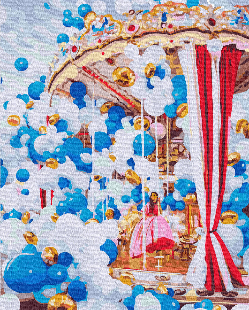 

Картина по Номерам Карусель 40х50см RainbowArt