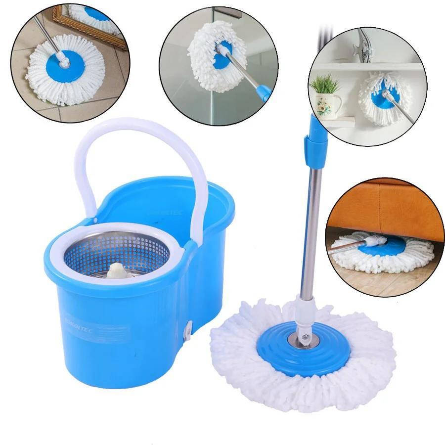 

Комплект швабра с ведром с отжимом Easy Mop Турбо отжим швабра лентяйка