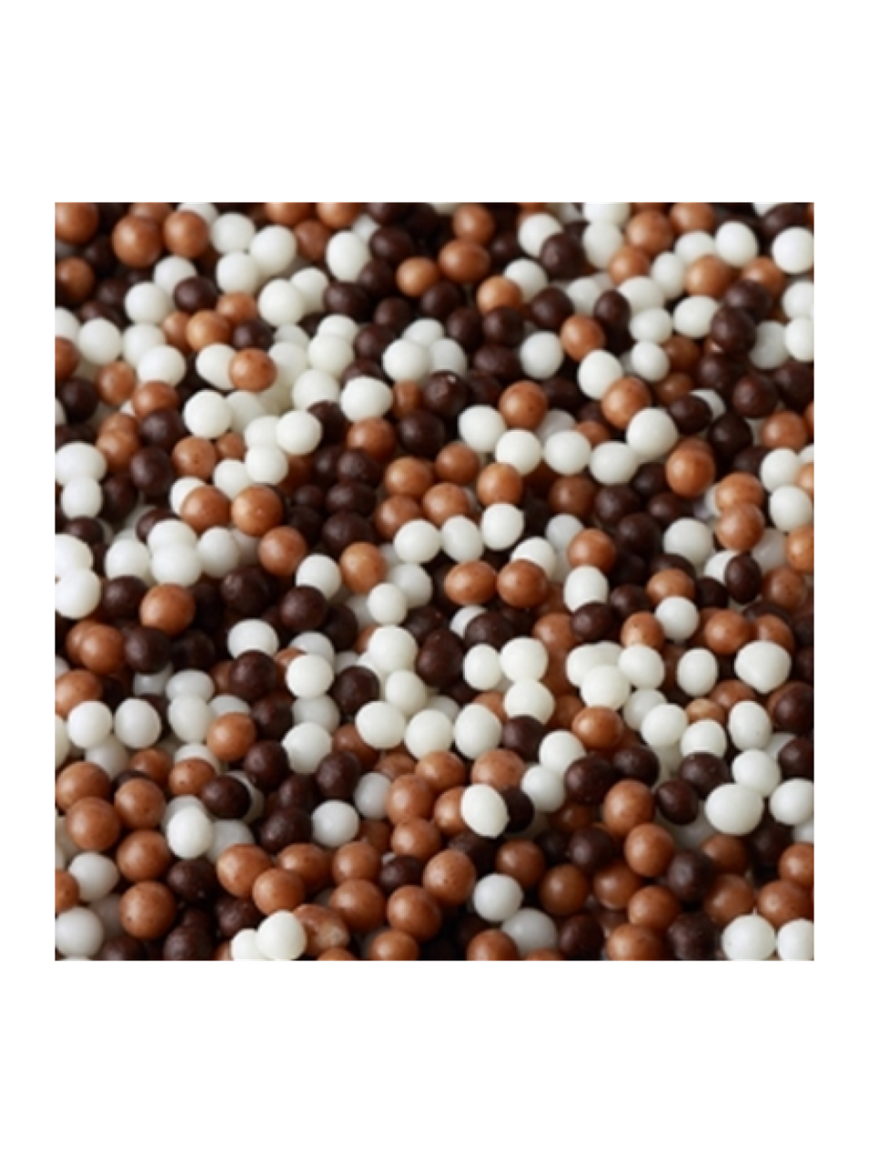 

Хрустящие шоколадные шарики МИКС 5 мм Norte-Eurocao 100 грамм (Испания), Белый