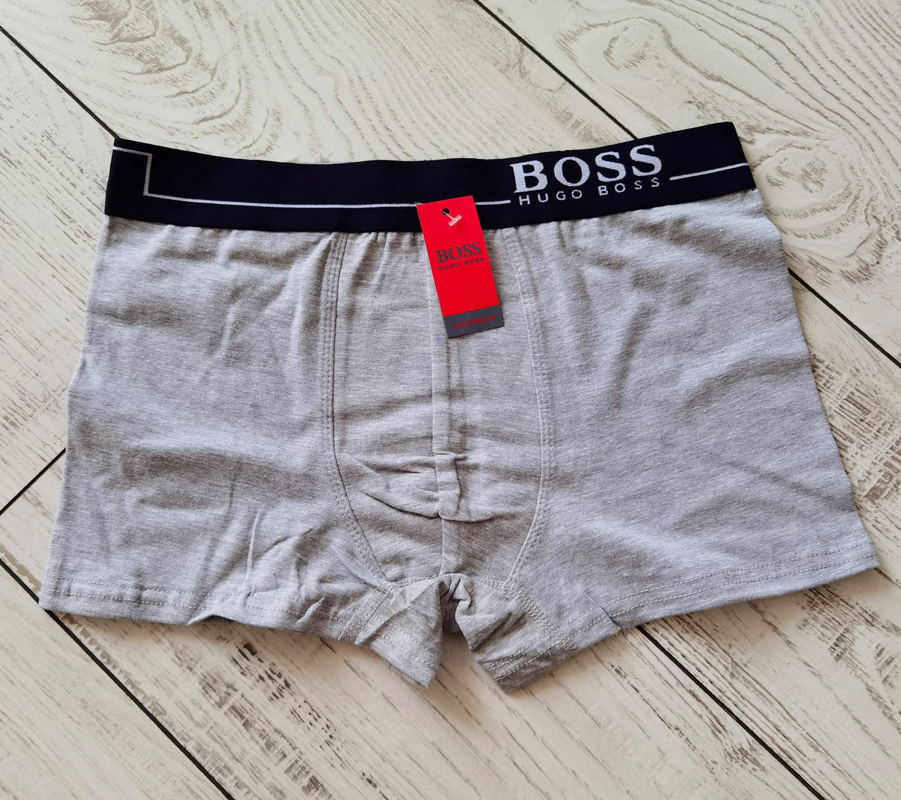 

Боксеры мужские / труси чоловічі Hugo Boss - розмір L - сірий, Серый