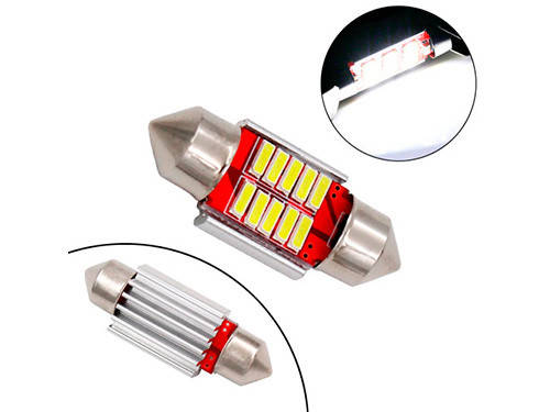 

LED C5W C10W CANBUS 31мм лампа с обманкой, 10 SMD