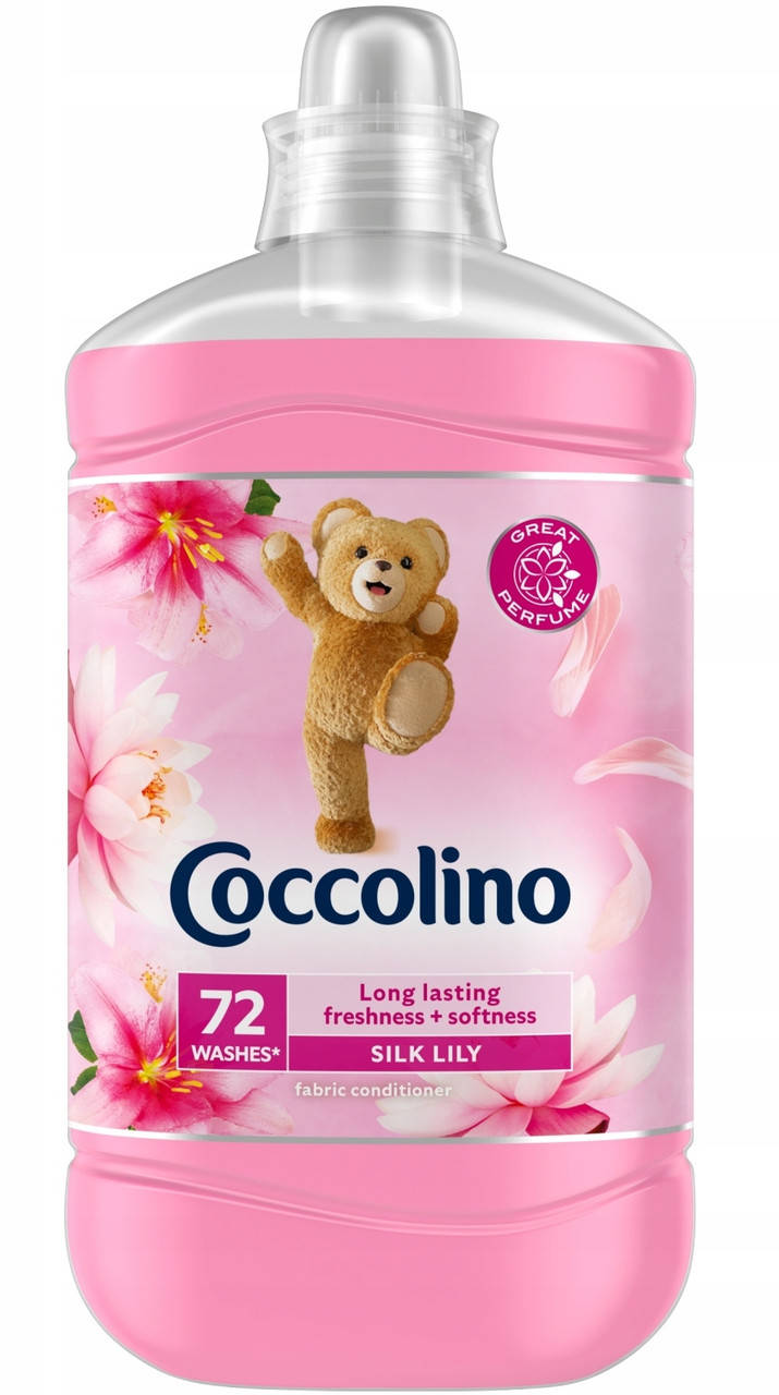 

Кондиционер для стирки Coccolino Silk Lily 1.8 л 72 стирки 5585