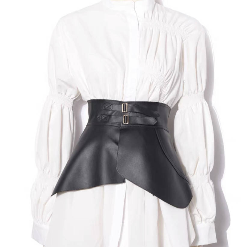 

Новый женский кожаный пояс корсет баска, Черный