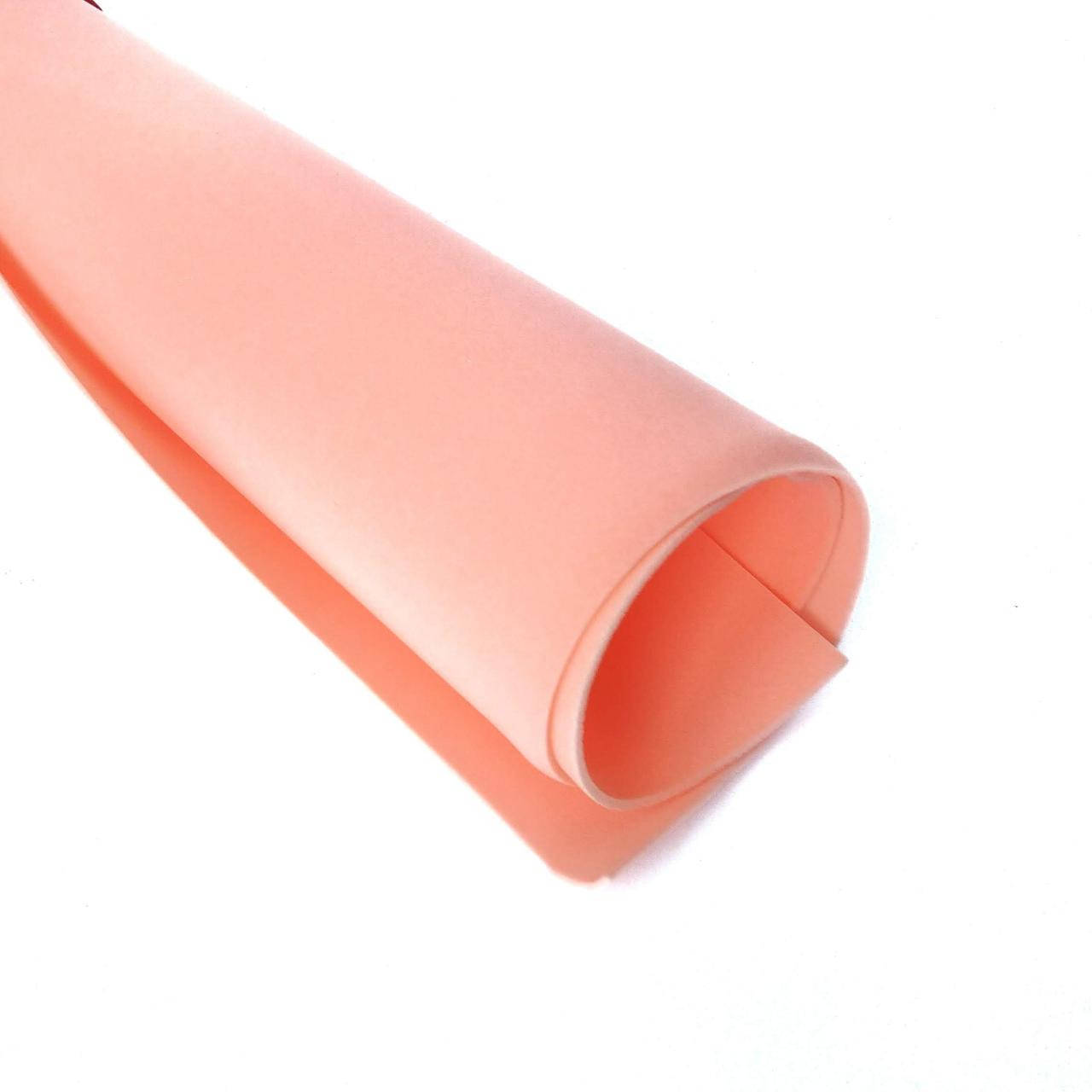 

Фоамиран Зефирный Персиковый, 1мм, 50×50см. №31