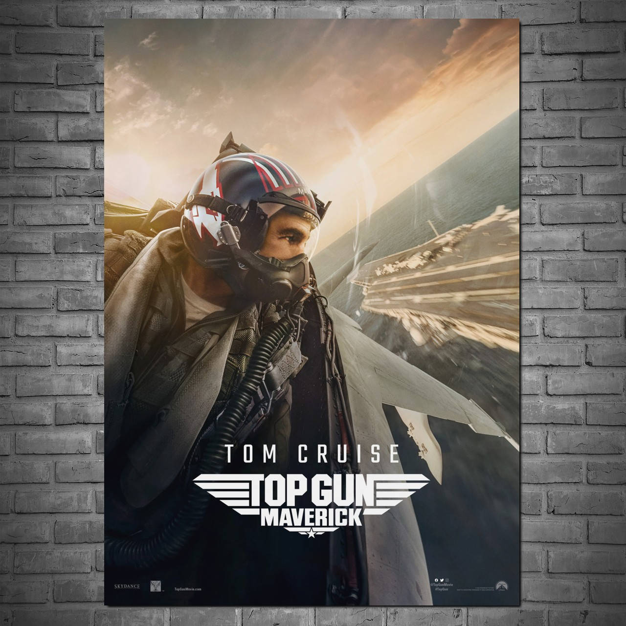 

Плакат "Топ Ган: Мэверик, Том Круз, Top Gun: Maverick (2022)" (артикул 5176) 106, Глянцевая, 75