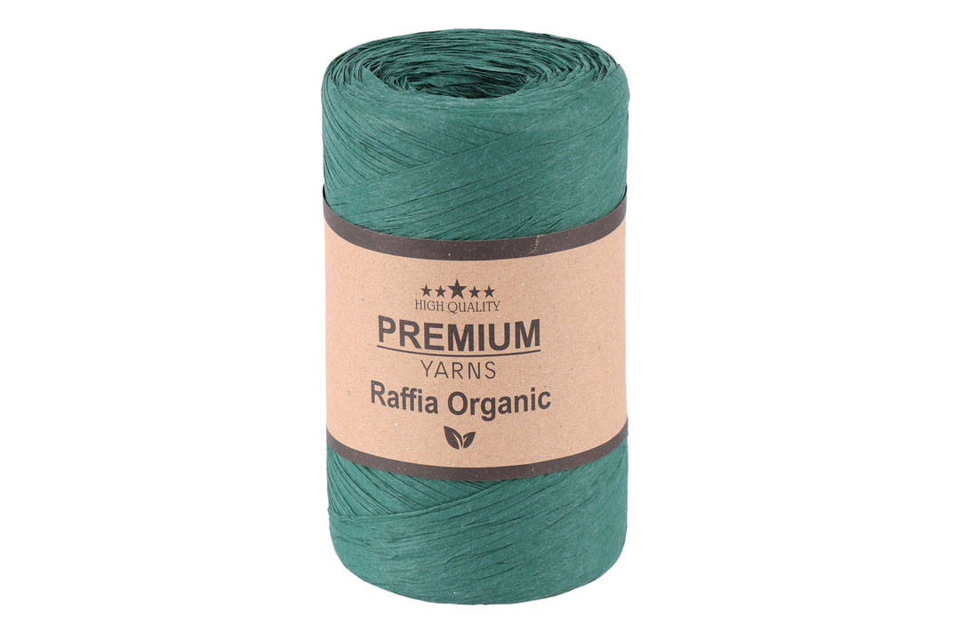 

Premium Yarn Raffia Organic, Зеленый №6, Зелёный