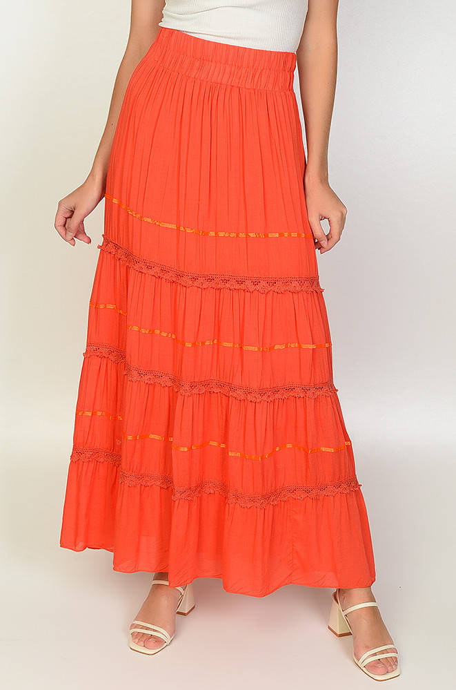

Юбка женская коралловая Fashion 133586M, Коралловый