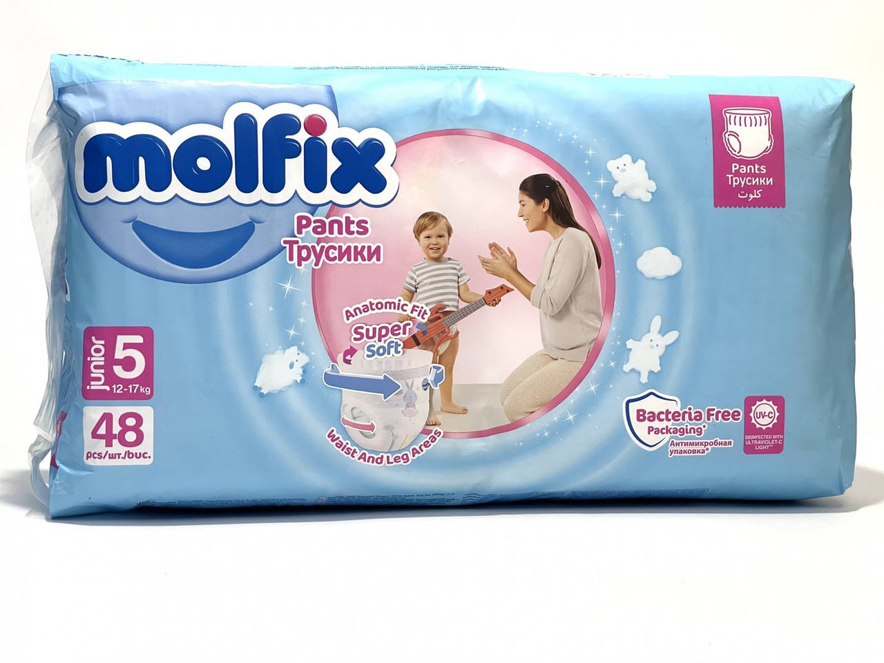 

Підгузки-трусики Molfix 5 junior 12-17 кг 48 шт