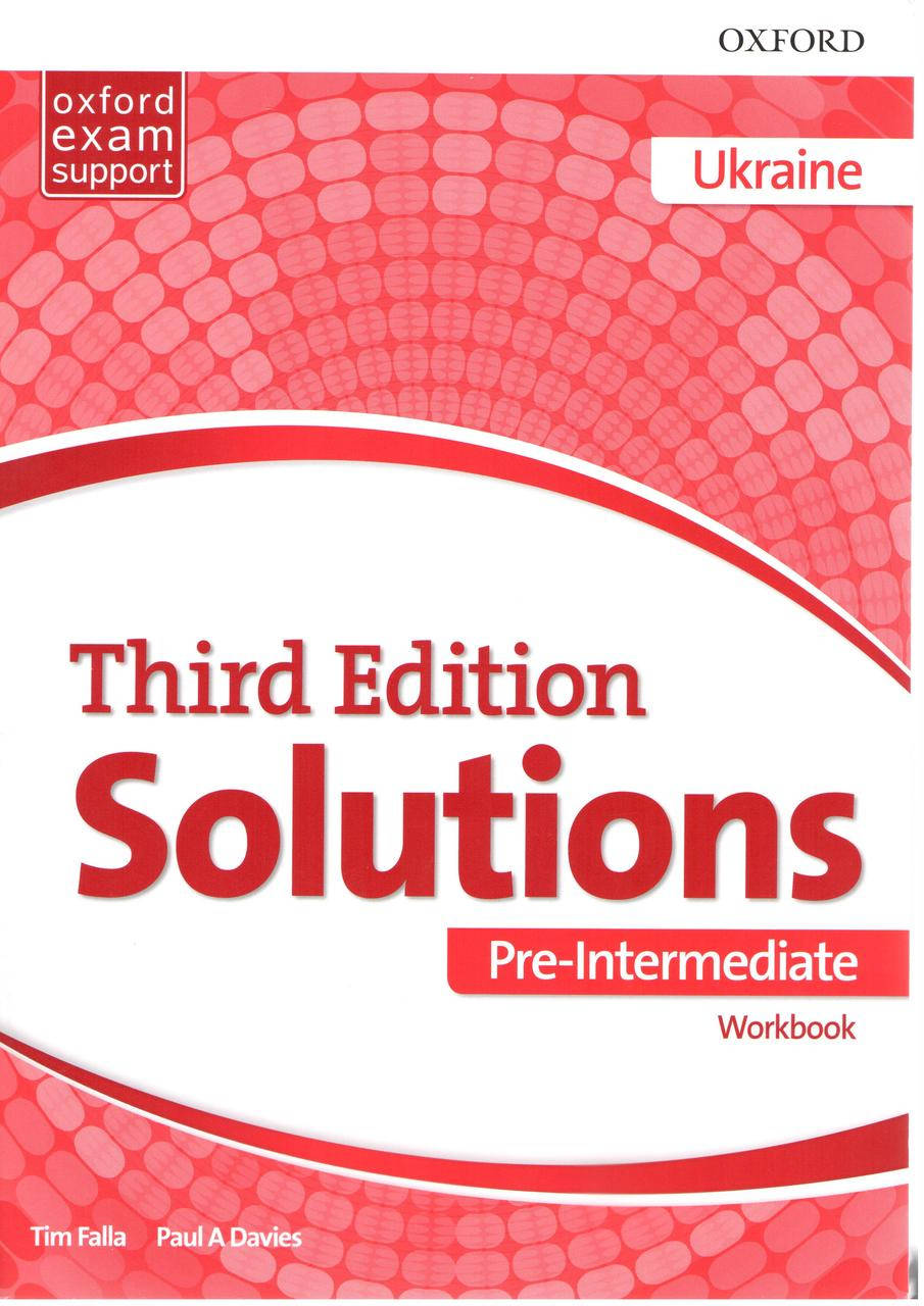 

Робочий зошит Solutions 3rd Edition Pre-Intermediate: Workbook (Ukrainian Edition)