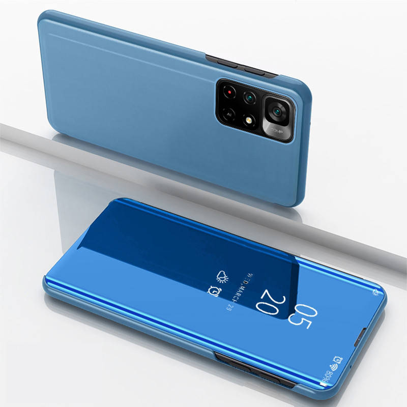 

Зеркальный Чехол Xiaomi Redmi Note 11 (China Version) Mirror View Синий
