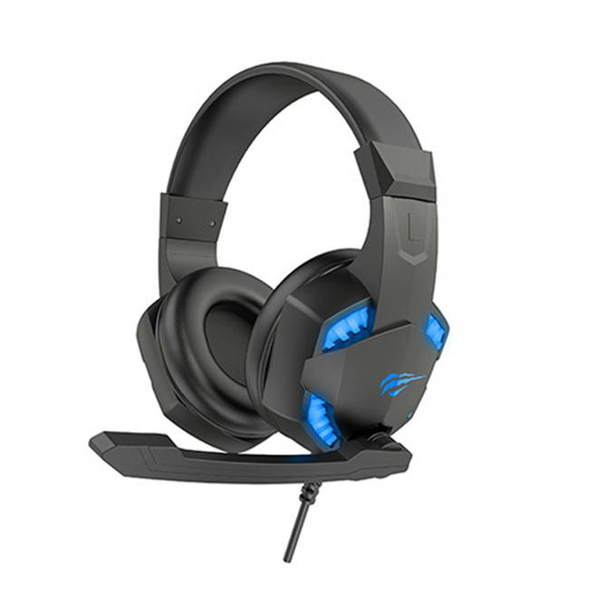 

Наушники игровые Havit HV-H2032d с микрофоном черно-синие, Черно-синий