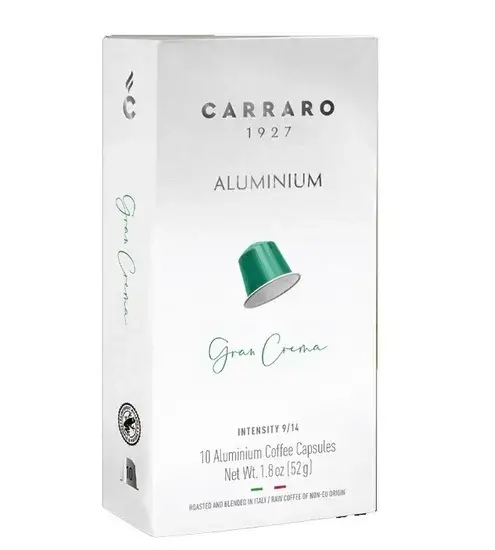 

Кофе в капсулах Nespresso Carraro Aluminium Gran Crema 10 шт