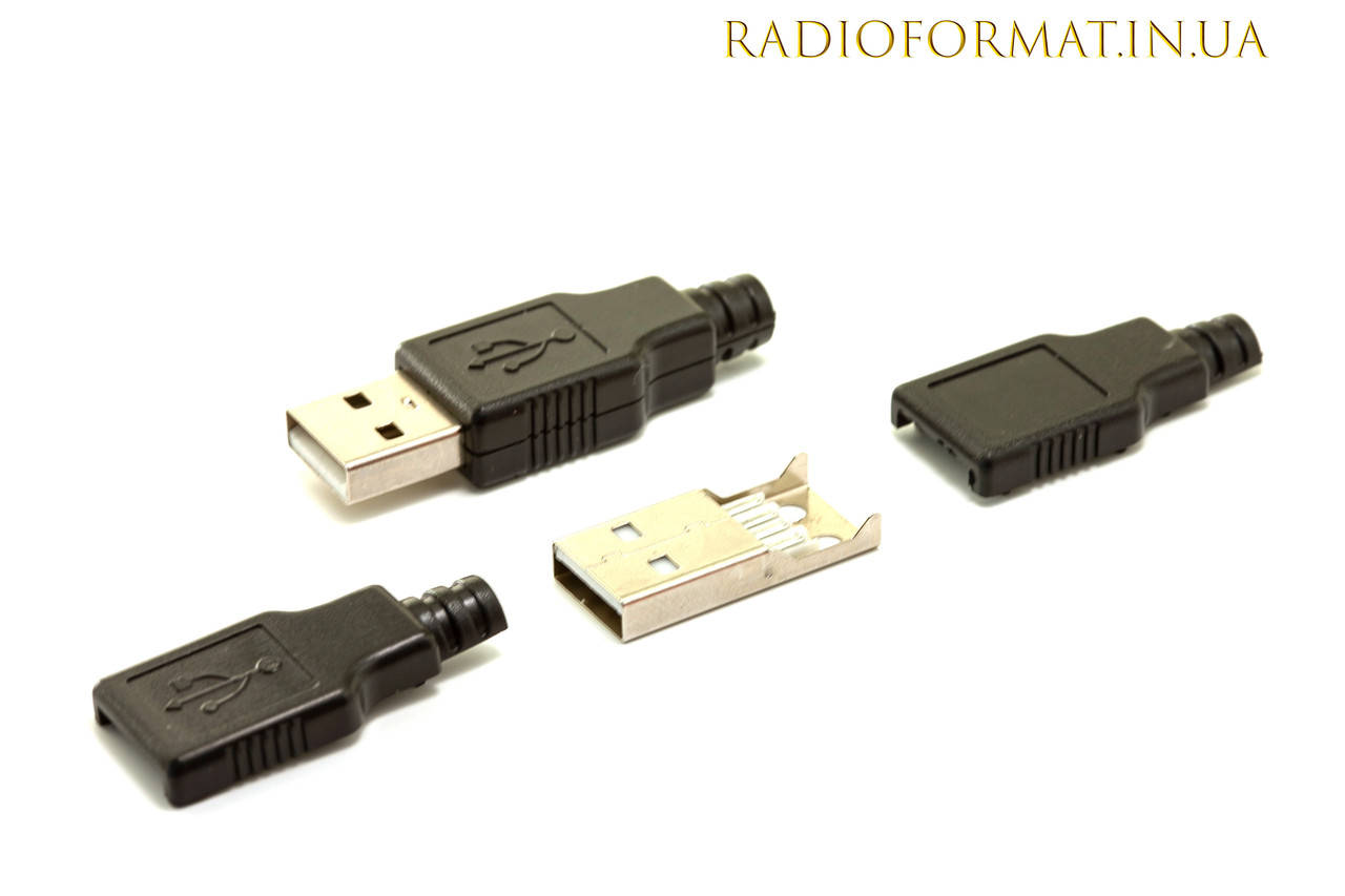 

Штекер USB 5 pin в корпусе с кабельным вводом, ЧЕРНЫЙ