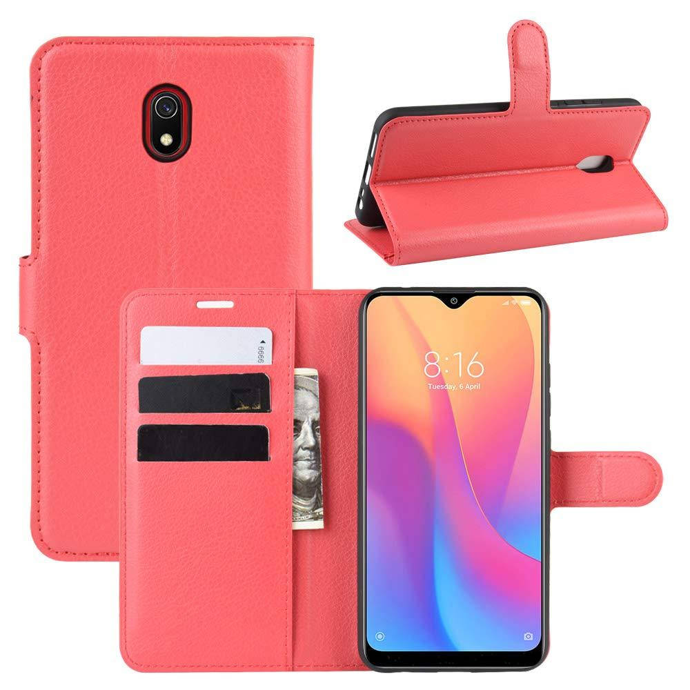 

Чехол IETP для Xiaomi Redmi 8A книжка кожа PU красный