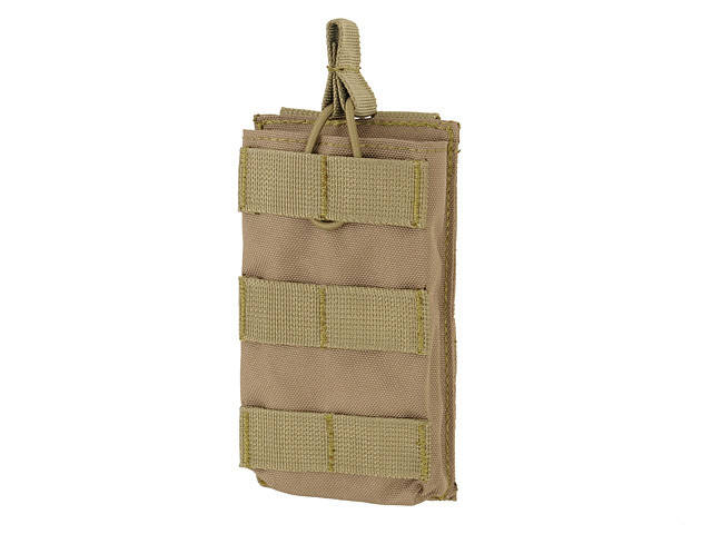

Открытый одинарный подсумок для магазинов 5.56 - Coyote [8FIELDS] (для страйкбола)