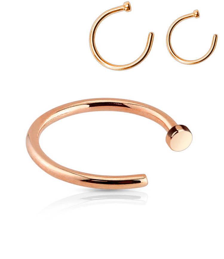 

Колечко в нос с позолотой Spikes NOCPR-2008