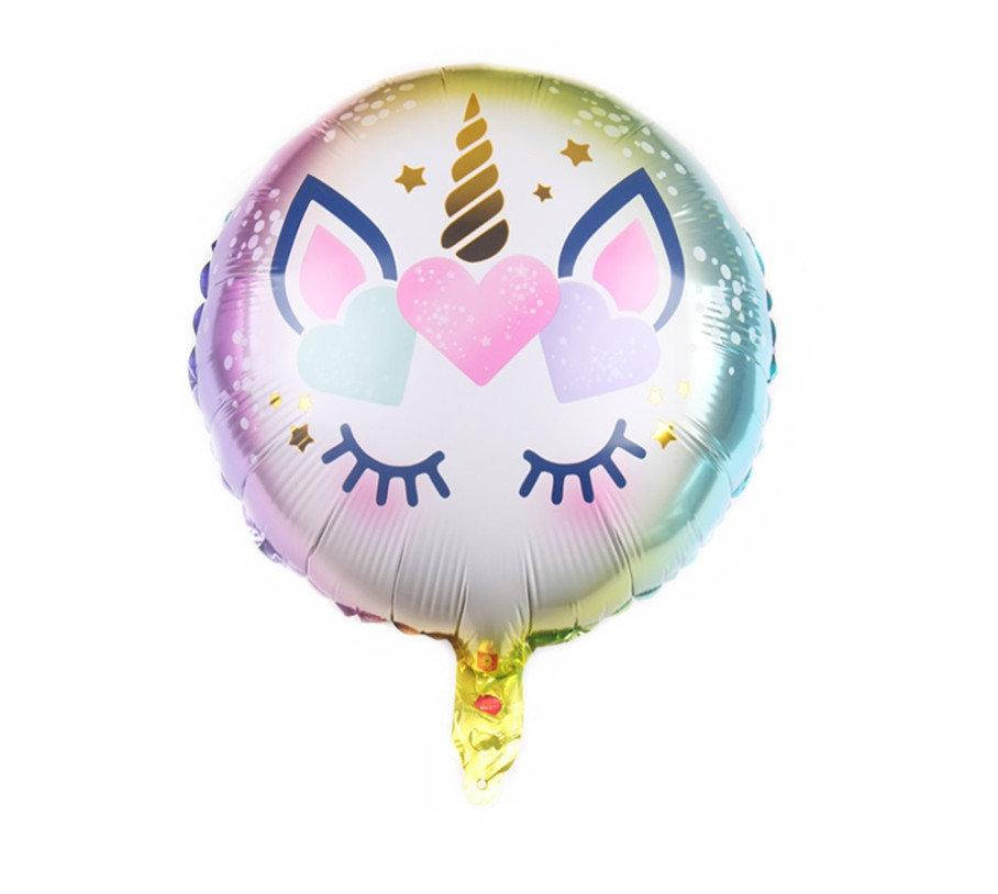 

Шар фольгированный круглый "Единорог цветочный