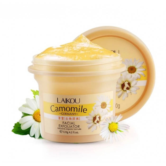 

Пилинг-скатка LAIKOU Camomile Facial Exfoliator с экстрактом ромашки, 120 г