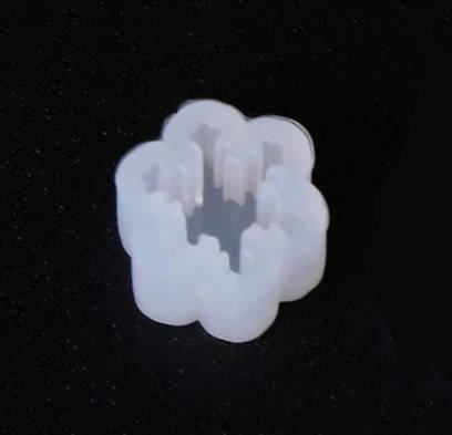 

Форма для эпоксидной смолы Finding Молд снежинка Белый Силикон 8 мм x 8 мм х 5 мм