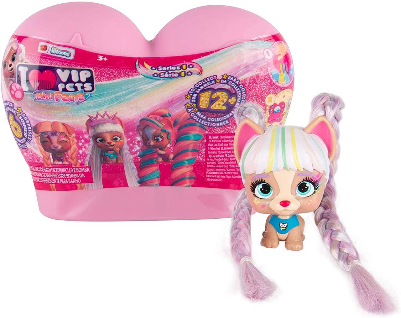 

VIP Pets Домашний мини любимец с длинными волосами MC Toys VIP Pets Mini Fans Series 1