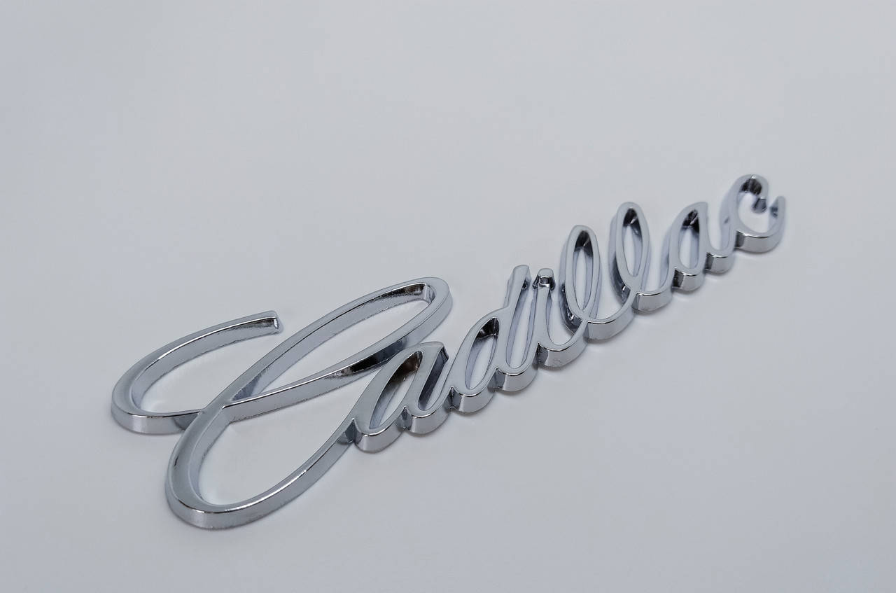 

Надпись Эмблема Cadillac металл хром 140х38 мм